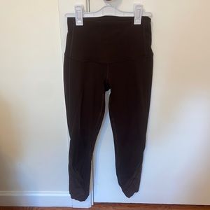 Lululemon Wunder Under Scalloped Hem High-Rise Crop in French Press